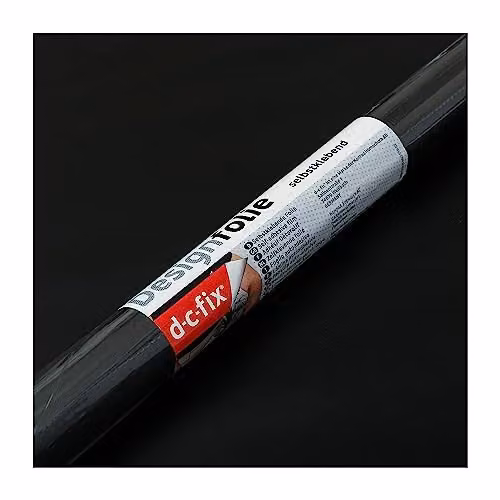 d-c-fix Matte Black Vinyl Wrap Film, W: 67.5 cm, L: 2 m – 2