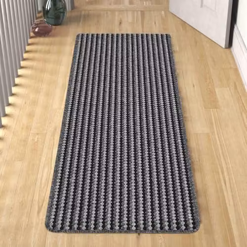 Desire Rugs Eden Modern Hallway Runner, Anthracite, W: 57 cm, L: 200 cm – 1