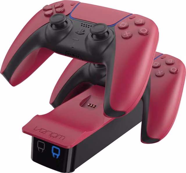 Venom PS5 Twin Charging Dock for DualSense Controllers in Red