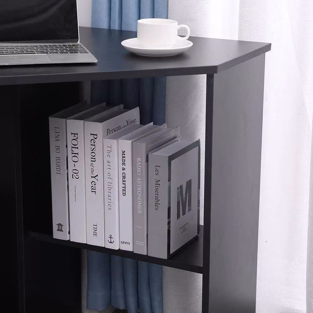 FORGEVIO Black Corner Computer Desk for Home Office and Gaming – 2
