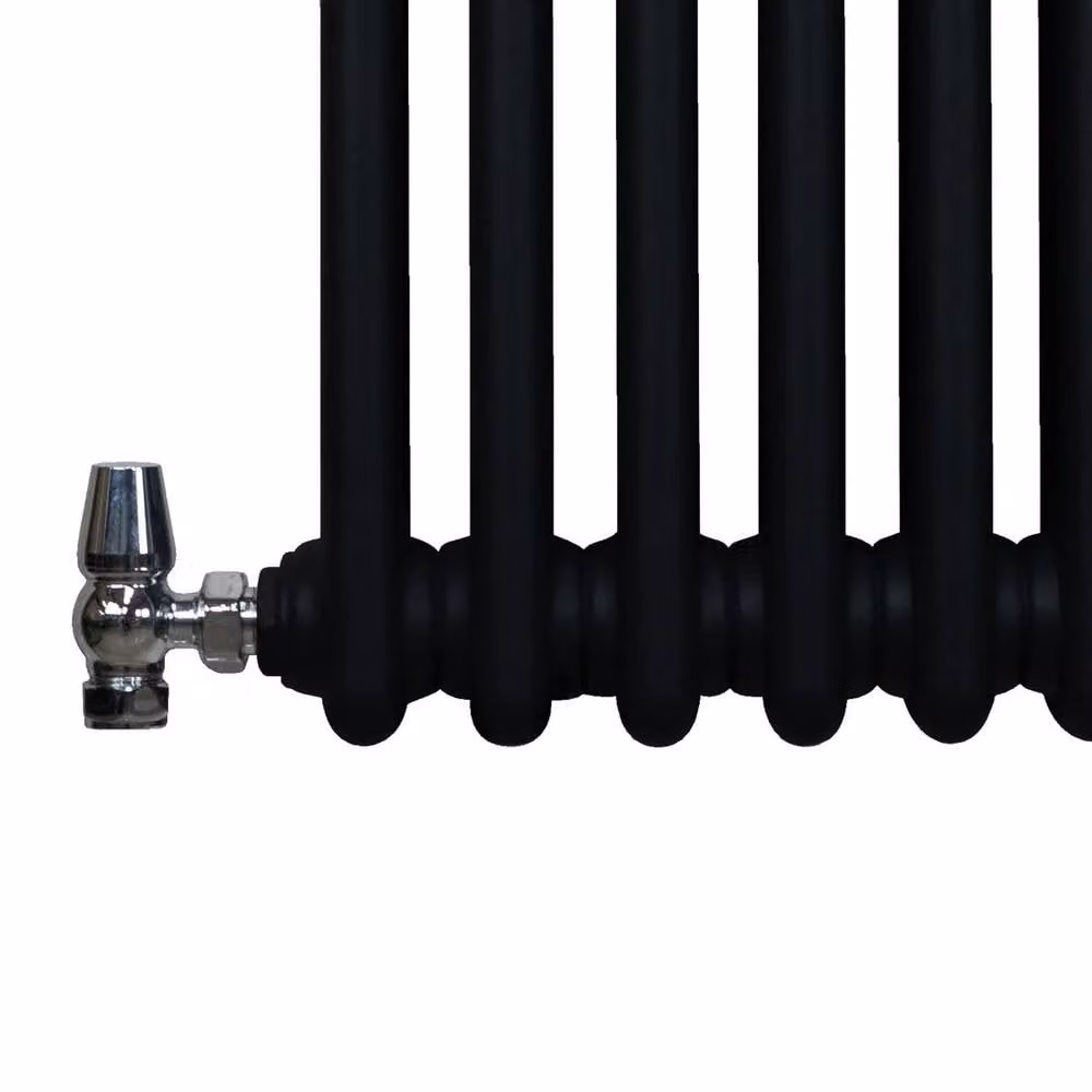 Monstershop Traditional 3 Column Steel Radiator in Black, H: 101.2 cm, W: 30 cm, D: 10 cm – 8