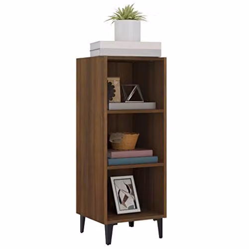vidaXL Industrial Sideboard in Brown, W/D/H: 34.5 x 32.5 x 90 cm – 2