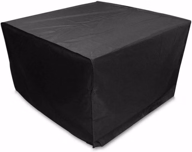 NESTLUNE Heavy Duty Waterproof Garden Patio Furniture Cover, Black, W/D/H: 120 x 120 x 74 cm – 1