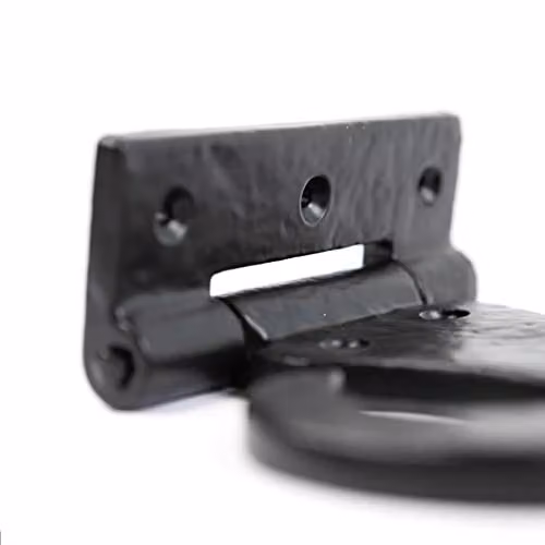 Hammer and Tongs Arrowhead T-Hinge, Black Powder Coated, Pack of 4, W: 30 cm – 3
