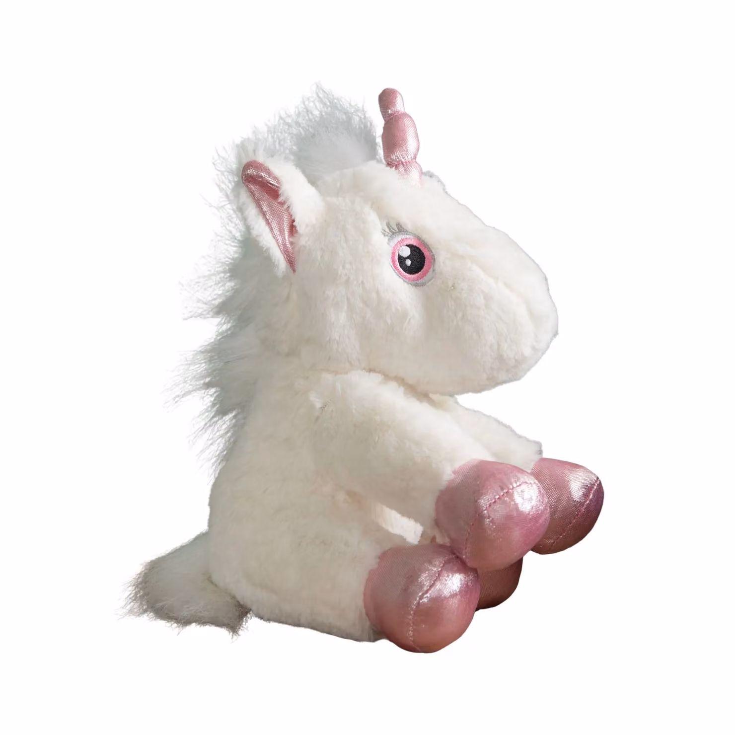 Samuel Alexander White Plush Unicorn with Pink Details, 24 cm – 6