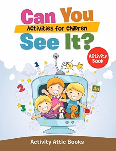 Activity Attic Books Can You See It? Activities for Children Activity Book, Multicolour, Paperback