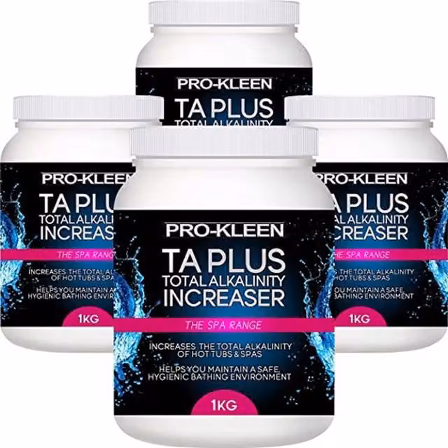 Pro-Kleen TA Plus Total Alkalinity Increaser, White, 4kg