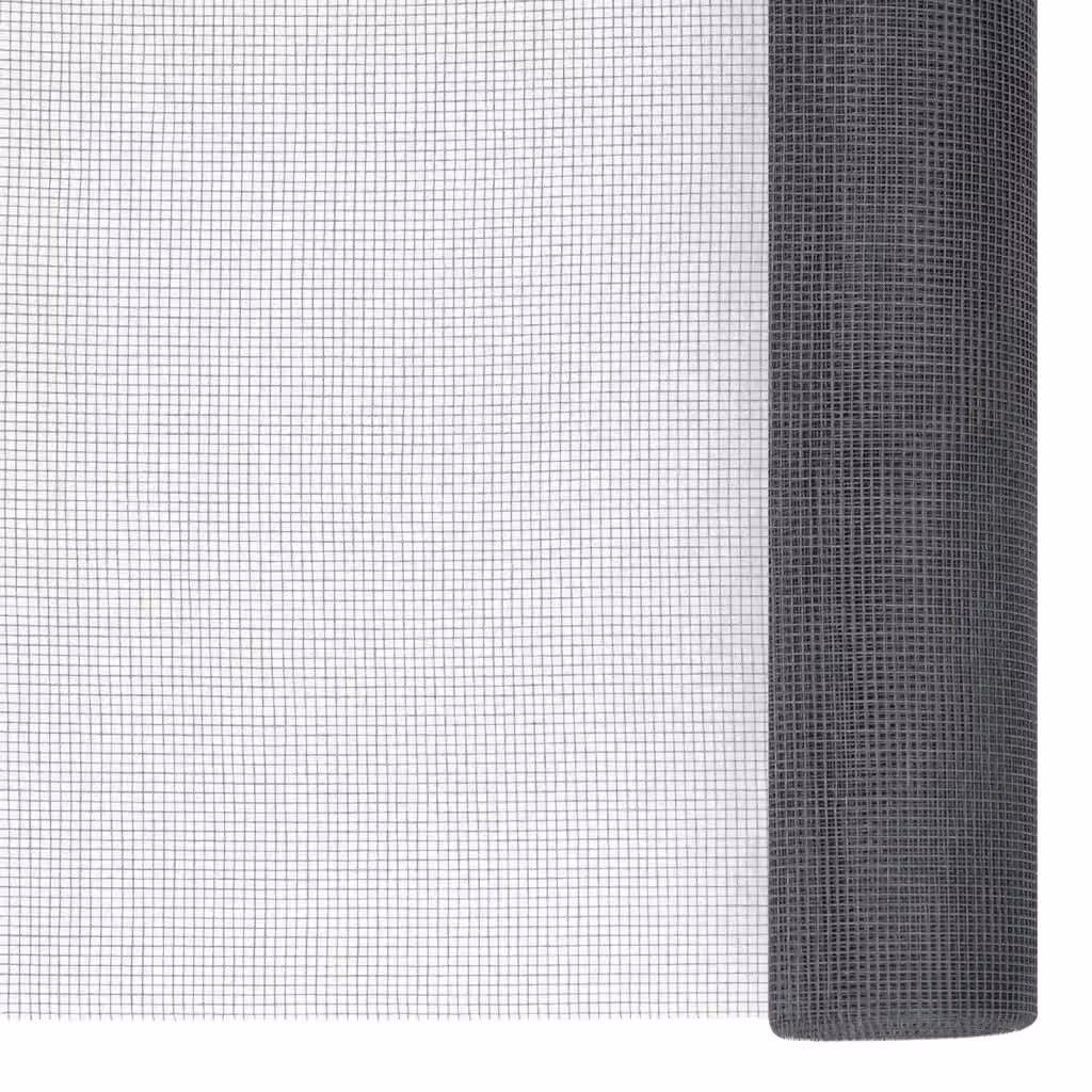 Berkfield Home Grey Fibreglass Mesh Screen W: 60 cm, H: 2000 cm – 2