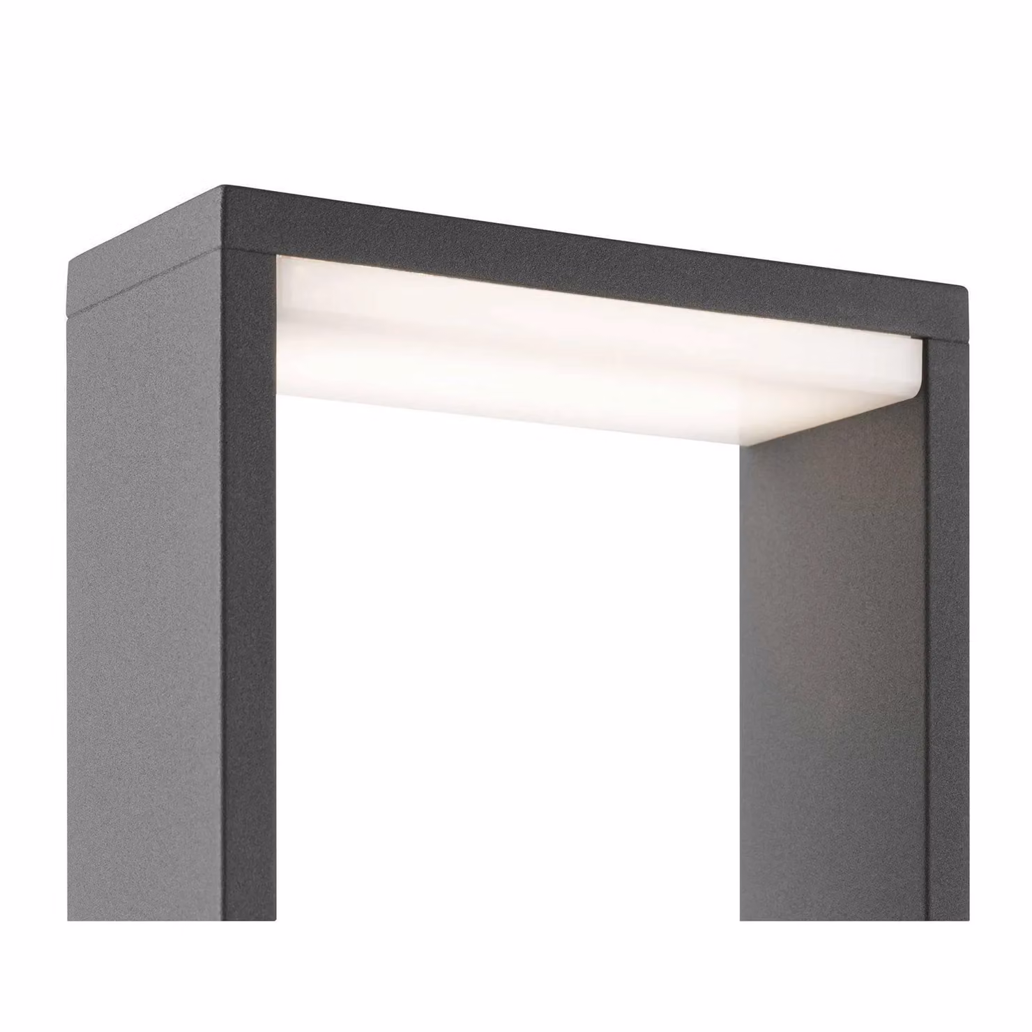 Netlighting Alp LED Outdoor Short Bollard Light in Dark Grey, IP54 Rated – 2