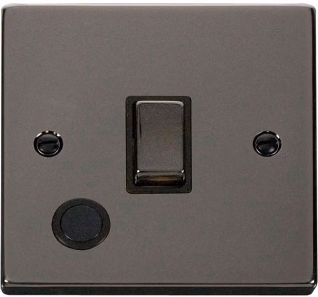 SE HOME Black Surface Mount 1 Gang 20A DP Switch with Flex