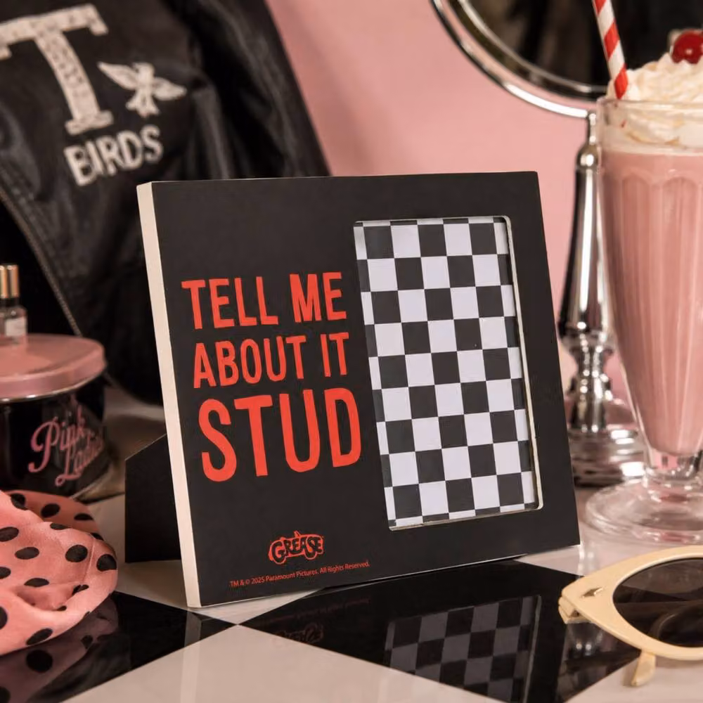 Widdop Bingham & Co Ltd Fandomania Grease Tell Me About It Stud Single Retro Photo Frame in Black – 4