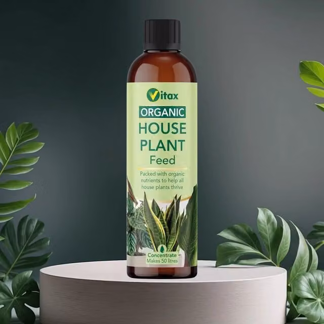 Vitax Organic Liquid House Plant Feed Concentrate 250ml Makes 50L
