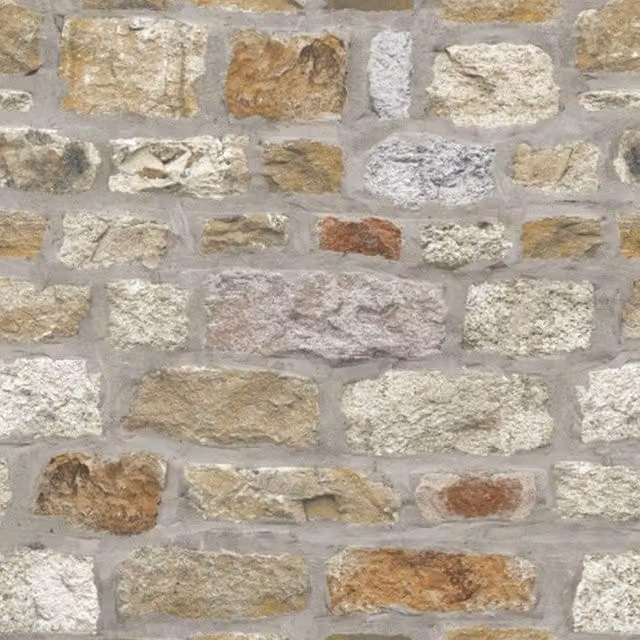 Arthouse Country Stone Effect Brown Rustic Abstract Wallpaper Roll