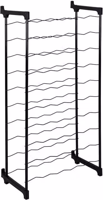 Metaltex Barbera 50 Bottle Wine Rack in Black