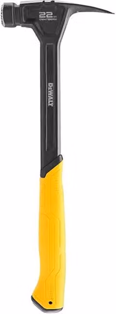 DeWalt Steel Claw Hammer in Yellow, 0.624 kg