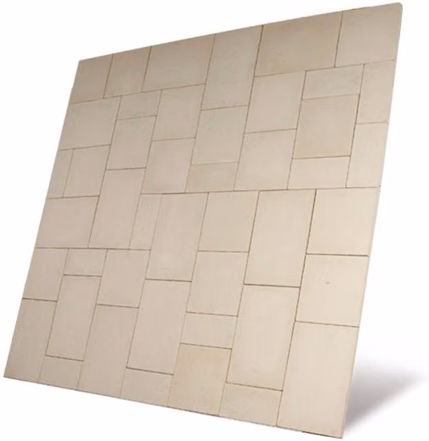 Bowland Stone Baroque Limestone Paving Kit in Yellow and Beige, 5.76 m2