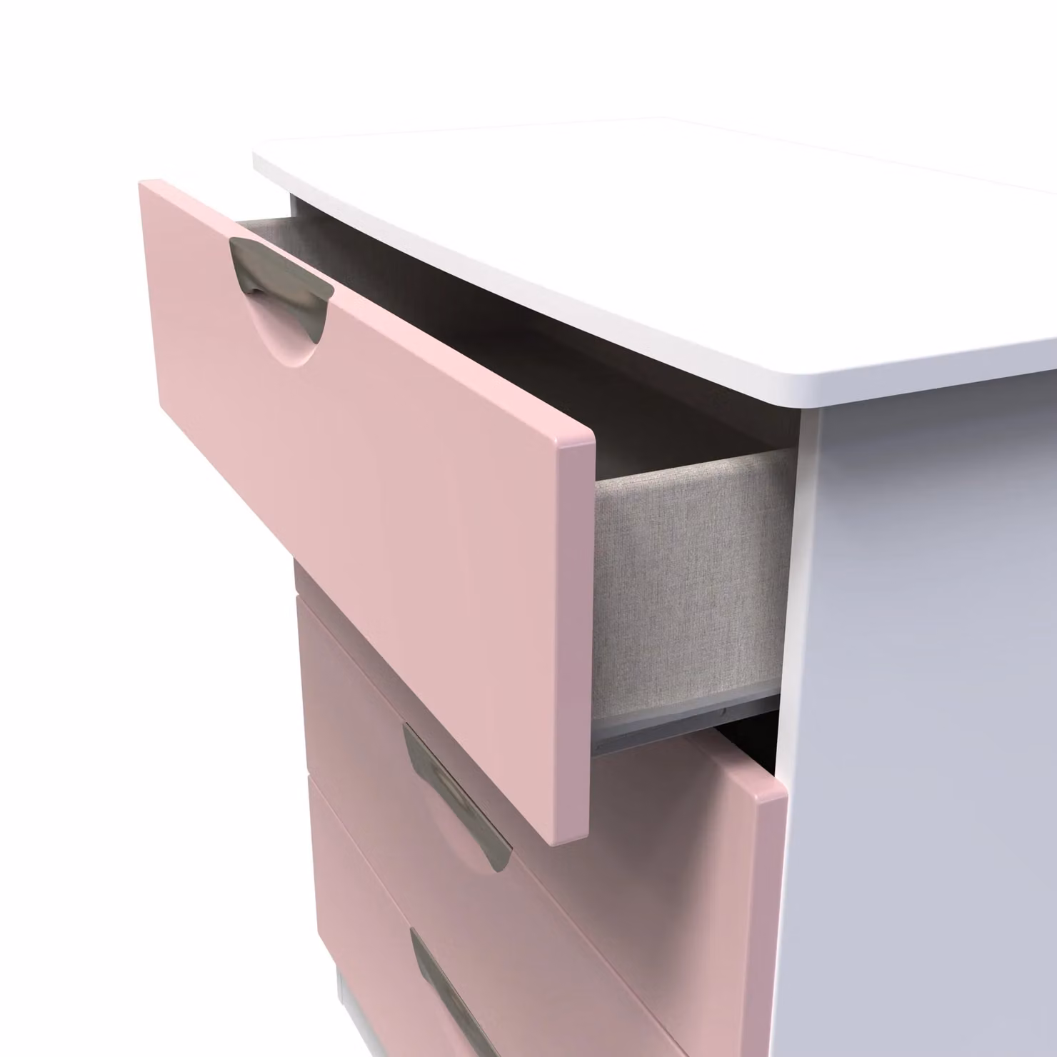 2 U Holborn 4 Drawer Chest in Dusty Pink – 2