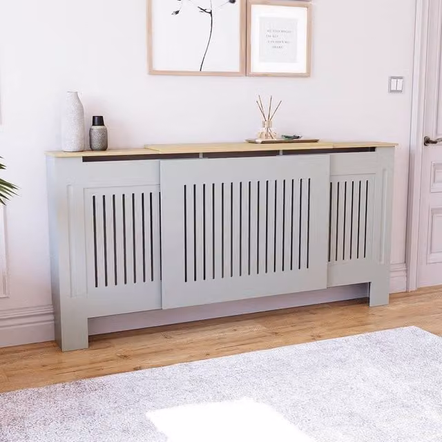 HD Designs Vida Designs Arlington Adjustable Radiator Cover in Matt Grey – 1