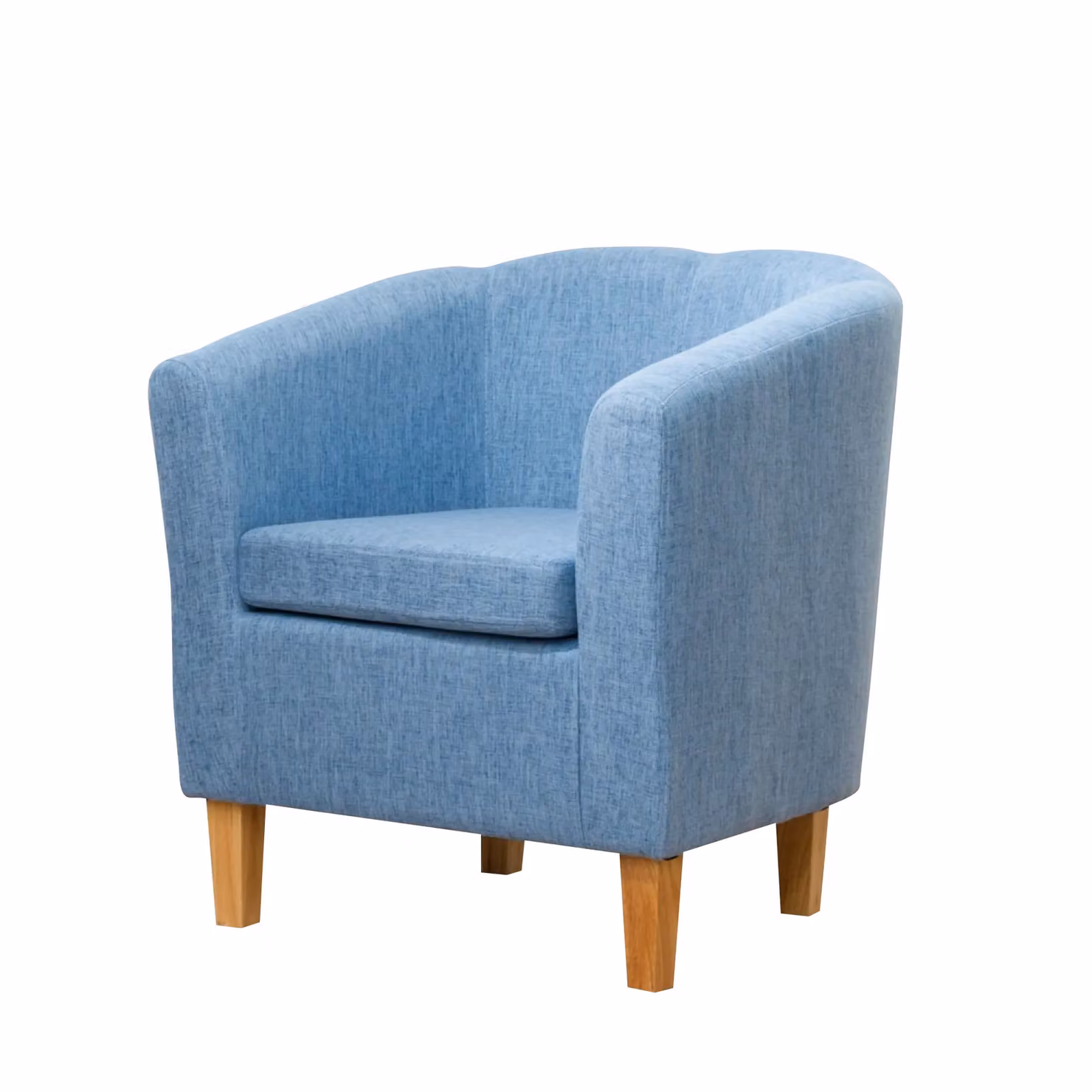 Artemis Home Alderwood Blue Fabric Tub Chair Armchair, Width: 68 cm – 2