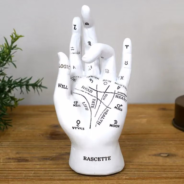 Gifts Direct 2 U White Palmistry Hand Ornament – 3