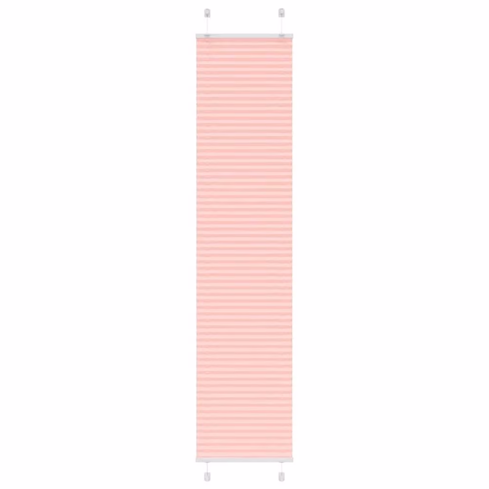 Berkfield Home Single Pleat Corded Blind in Pink, W/H: 49.4 x 200 cm – 2