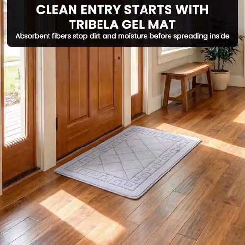 Smart Living Tribela Heavy Duty Non-Slip Hallway Runner Rug, Silver, W: 80 cm, L: 300 cm – 5