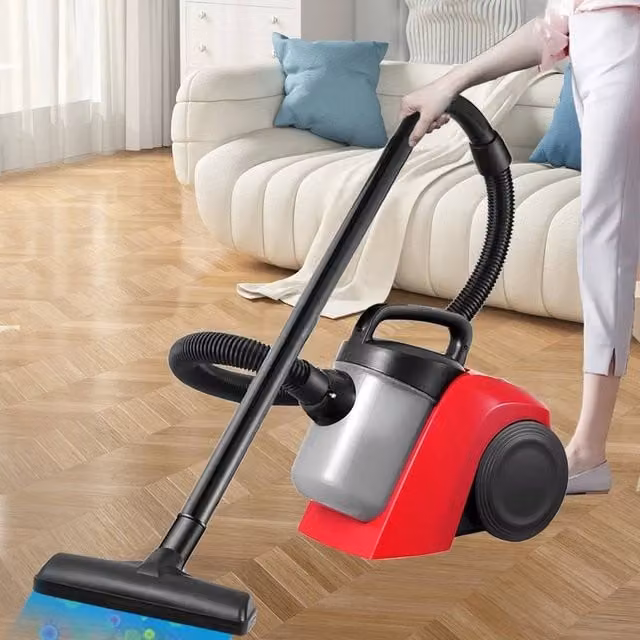 EONLION 1000W Bagless Compact Cylinder Vacuum Cleaner with HEPA Filter, Red