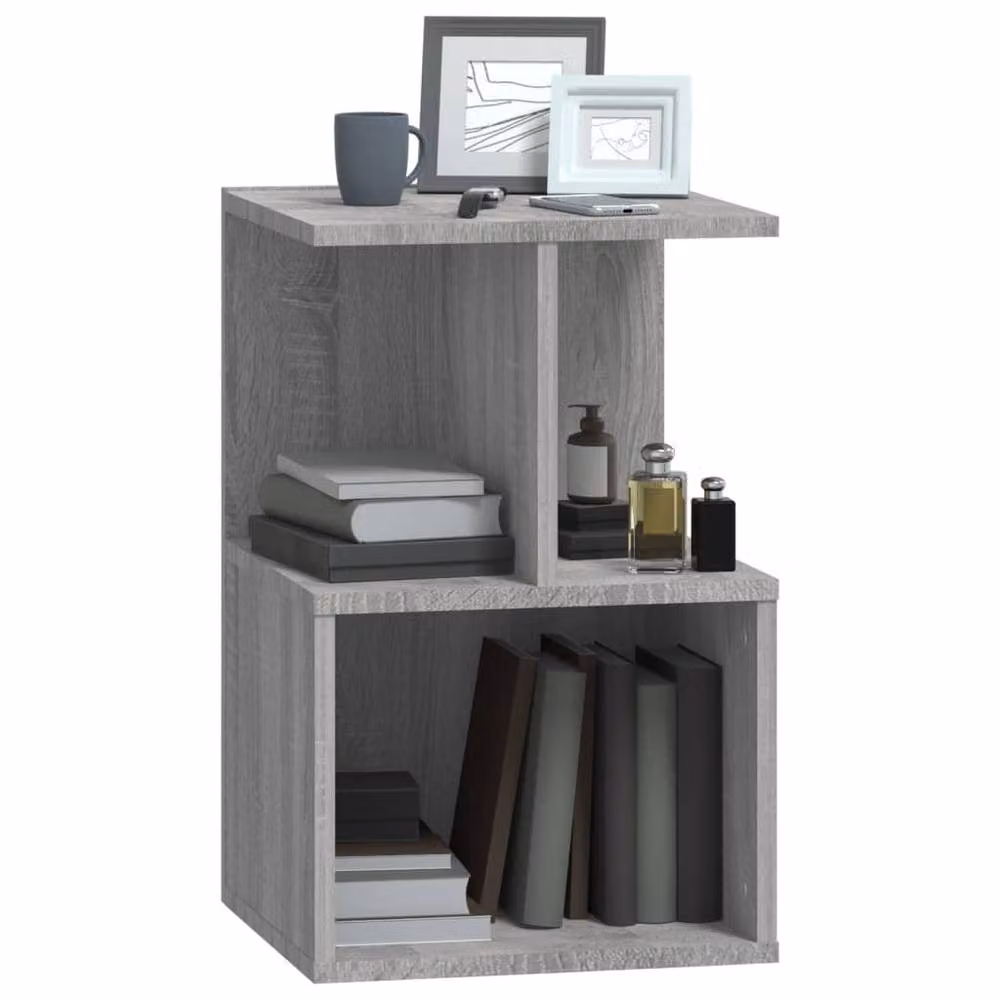 Berkfield Home Grey Sonoma Bedside Cabinet W/D/H: 35 x 35 x 55 cm – 4