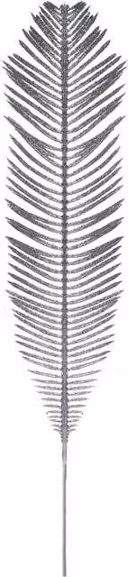 VFM e-Store Silver Glitter Fern Christmas Tree Ornament, 58 cm