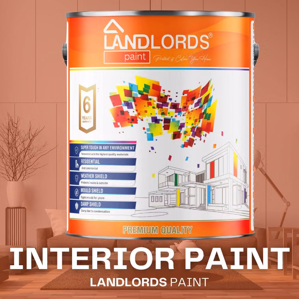 Landlords Paint Matchstick Beige Low Emission Water Based Interior Dispersion Paint, 20 l – 2