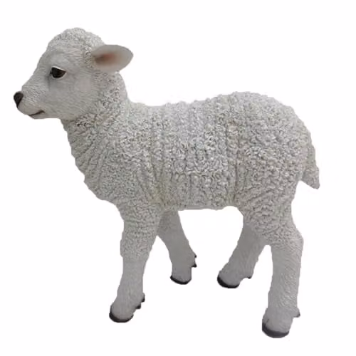 Pflanzen Kölle Decorative Standing Lamb, Multicolour and White, W/D/H: 27.6 x 11.2 x 29.3 cm