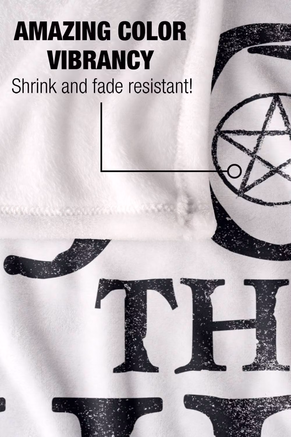 LOGOVISION Supernatural Join The Hunt Logo Super Soft Fleece Throw Blanket, Multicolour, W: 152 cm, D: 127 cm – 4