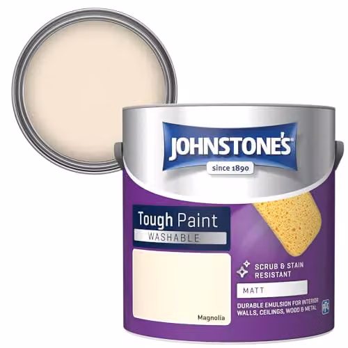 Johnstone's Matt Wall and Ceiling Paint, Beige, 2.5 l – 2