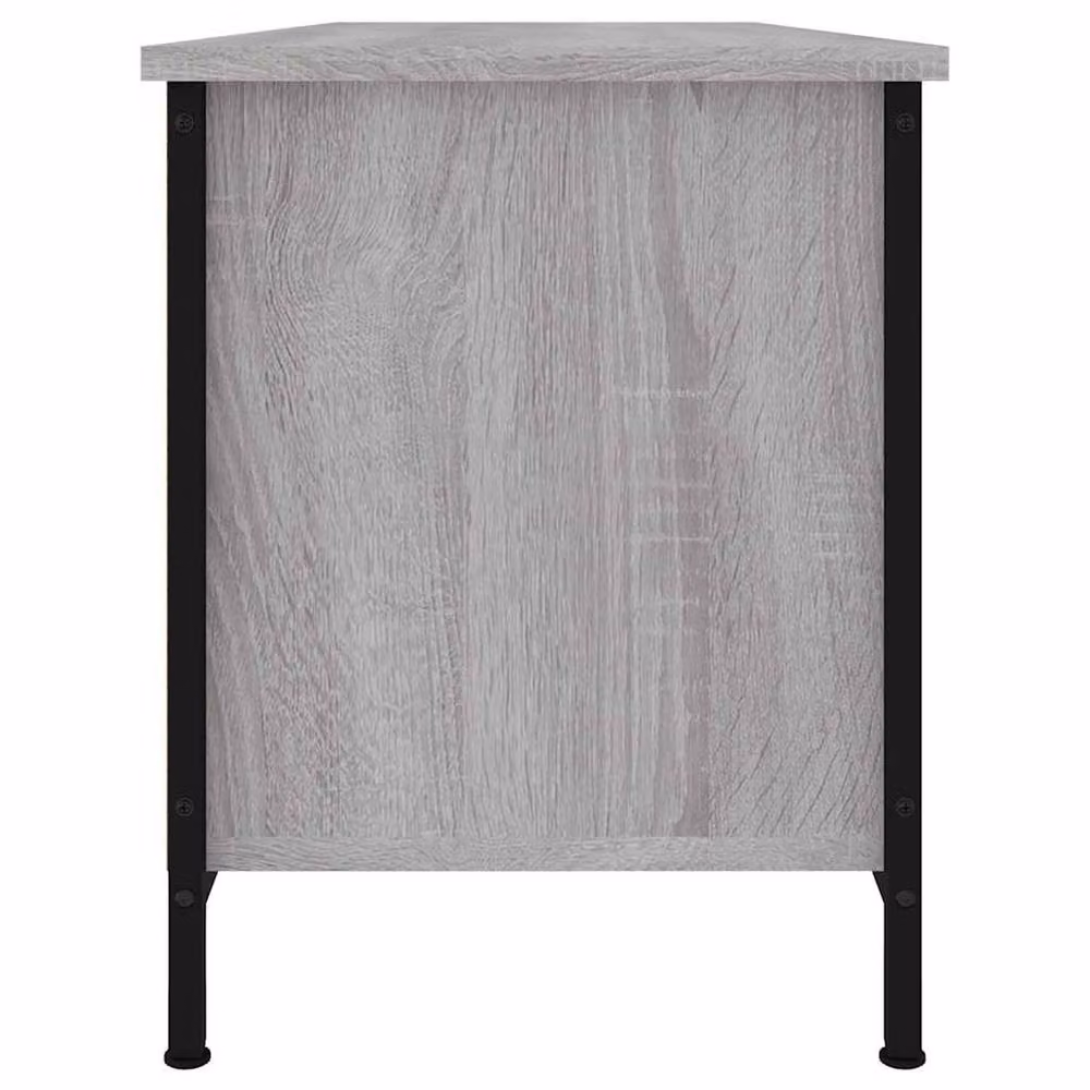 Berkfield Home Grey Sonoma TV Cabinet W/D/H: 102 x 35 x 45 cm – 4