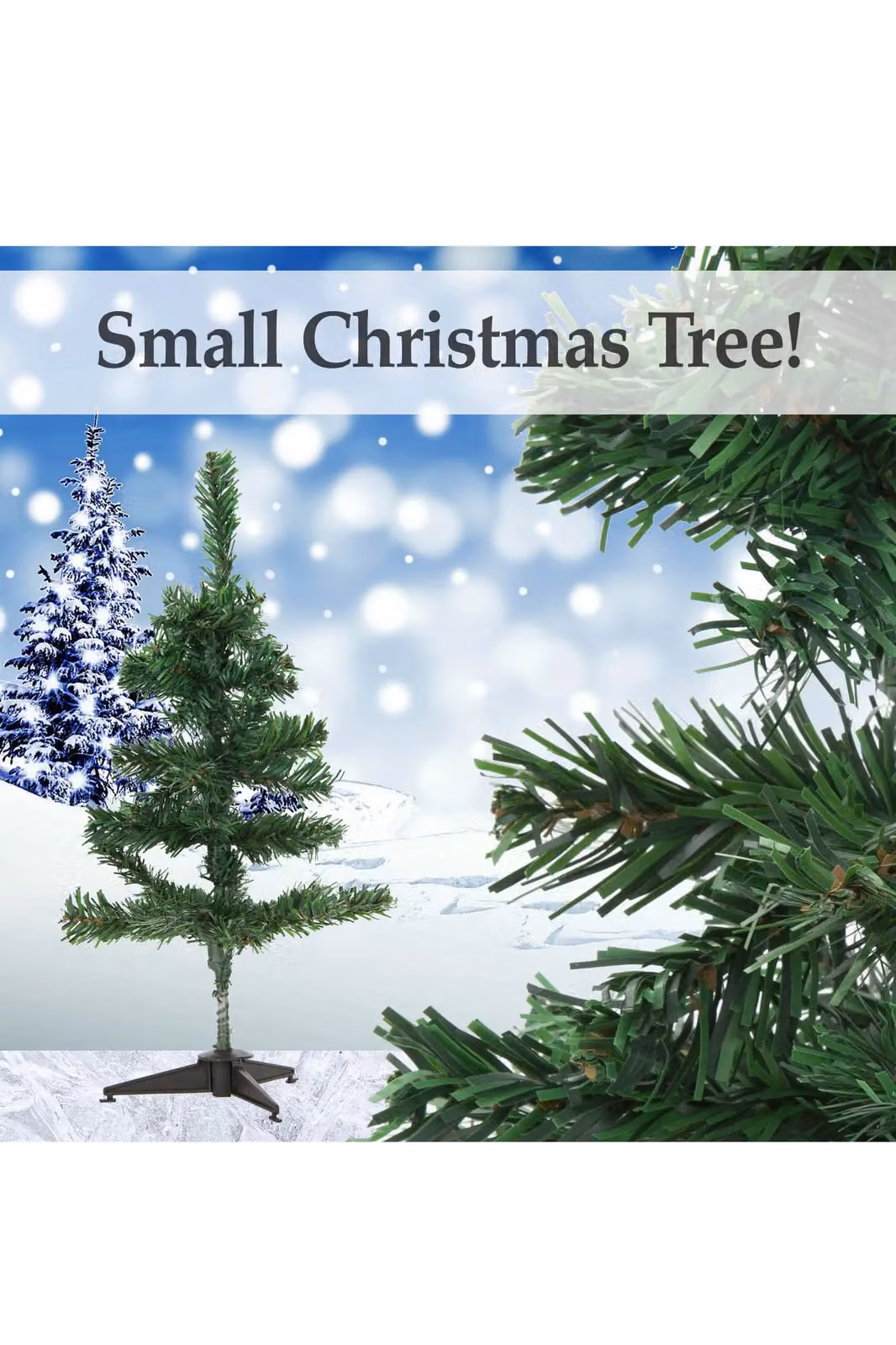 VFM e-Store Mixed Pine Miniature Christmas Tree, Green – 3