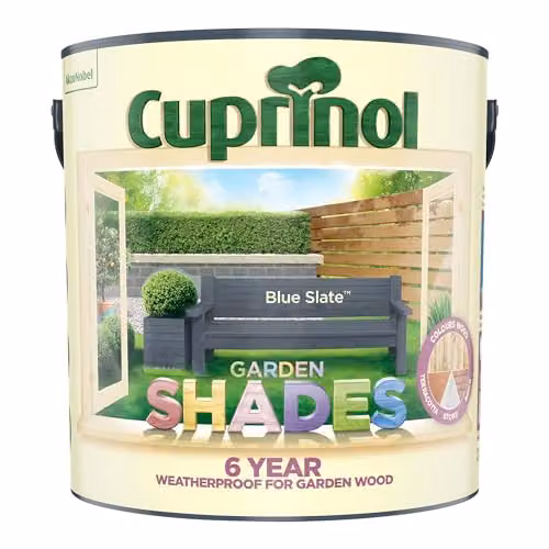 Cuprinol Garden Shades Matt Wood Paint in Blue Grey, 2.5l – 2