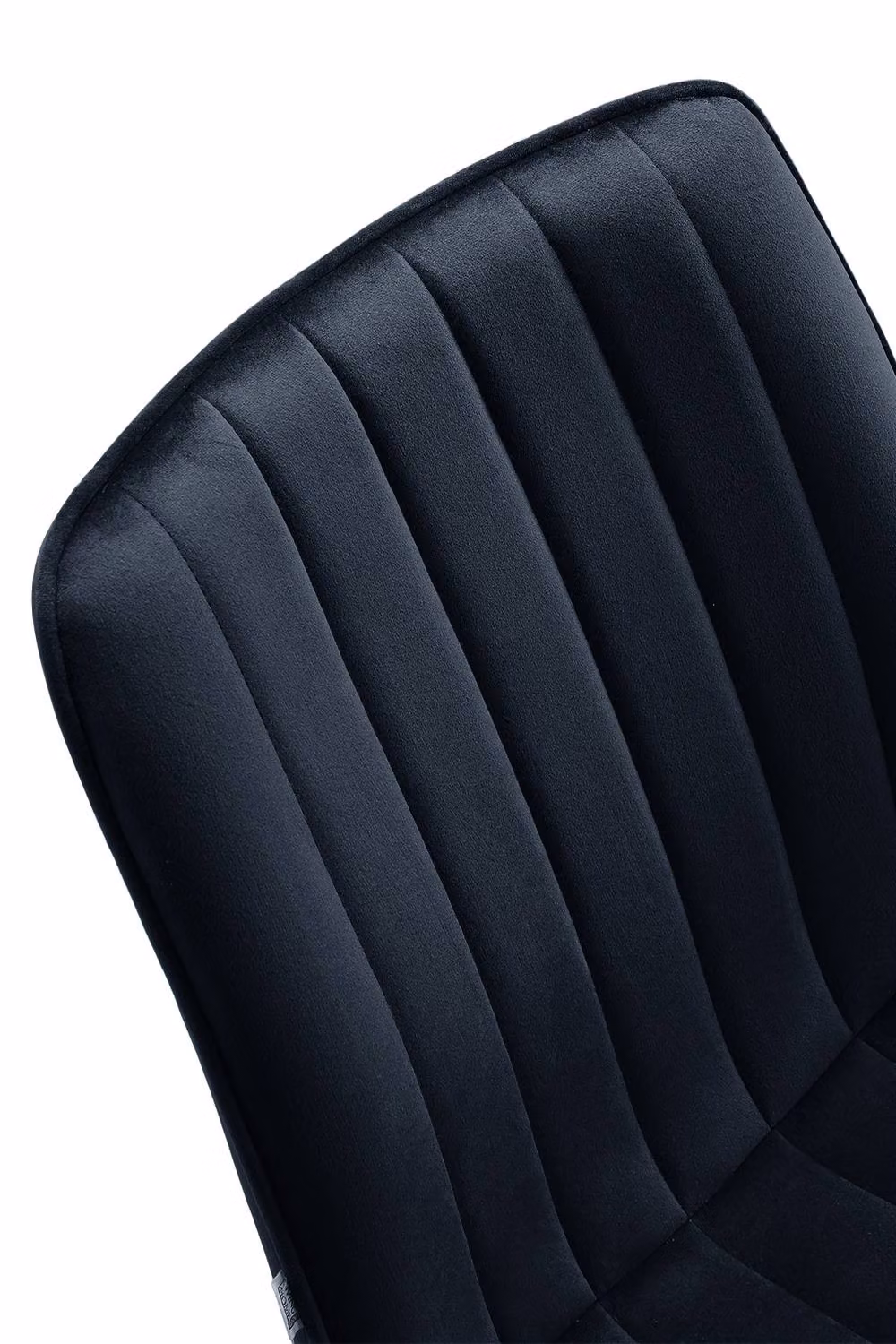 Garden Sanctuary Set of 4 Modern Upholstered Dining Chairs in Black – 5