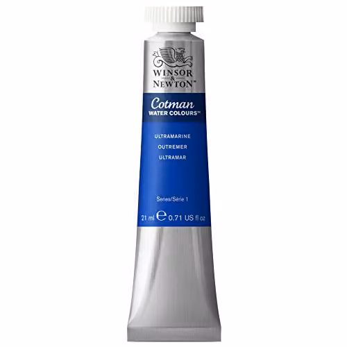 Winsor & Newton Cotman Ultramarine Blue Water Colour Tube, 21ml