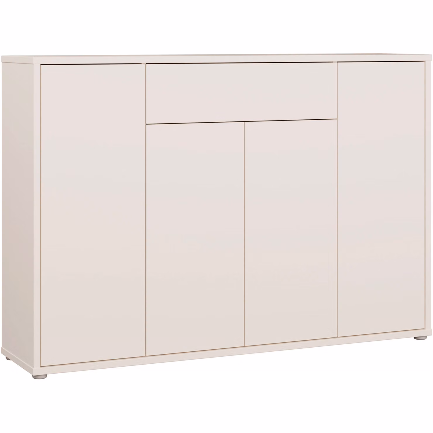 Furniture To Go Alice Springs Shoe Cabinet in Sand with 4 Push-Open Doors and 1 Push-Open Drawer – 2