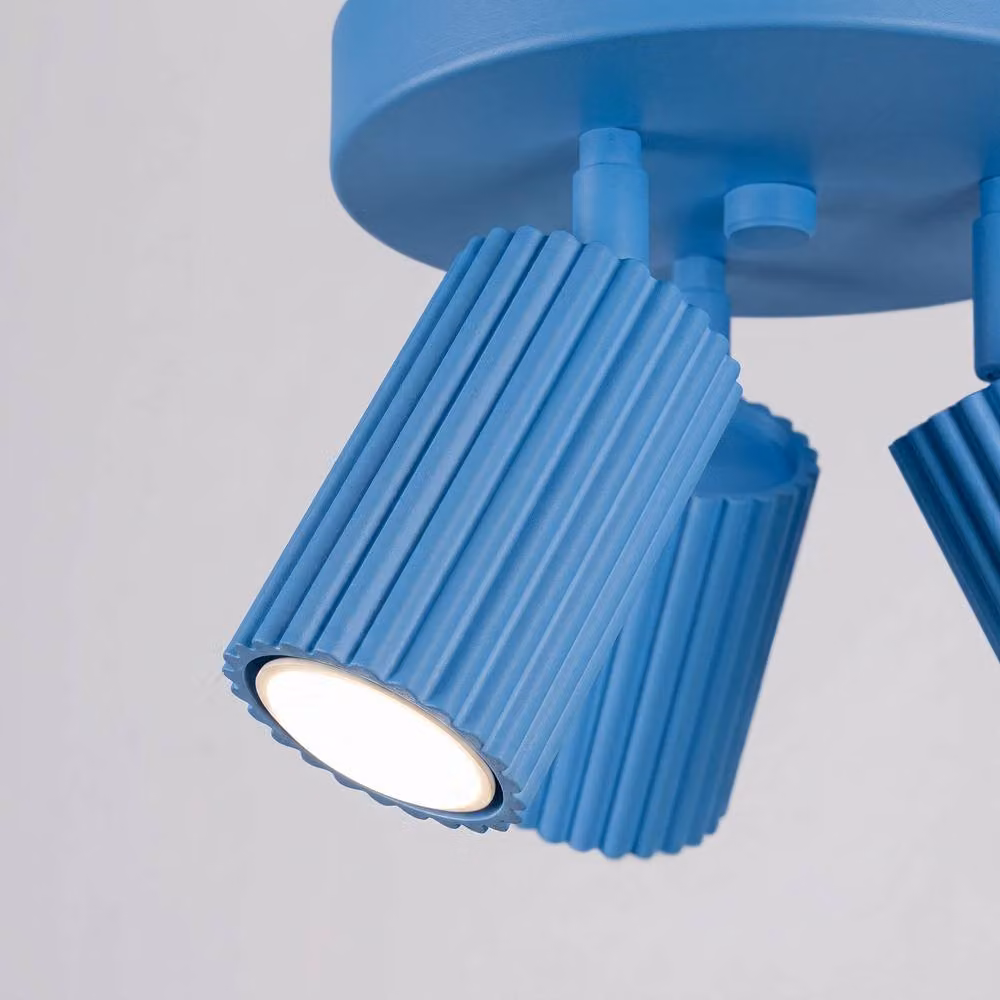 Sollux Lighting minimalist metal cylinder ceiling lamp in light blue, W/D/H: 18 x 19.5 x 19.5 cm – 3