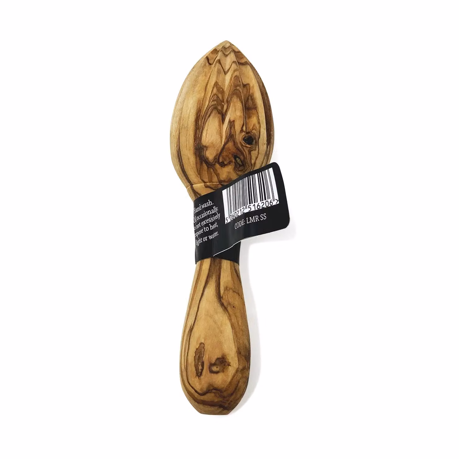 Verano Brown Olive Wood Rustic Kitchen Lemon Reamer, Diameter: 14.5 cm – 2