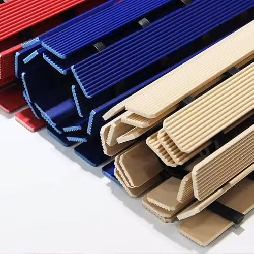 Nicoman Non-Slip Slatted Duckboard Shower Drying Mat, Blue, W: 61 cm, D: 43 cm – 1