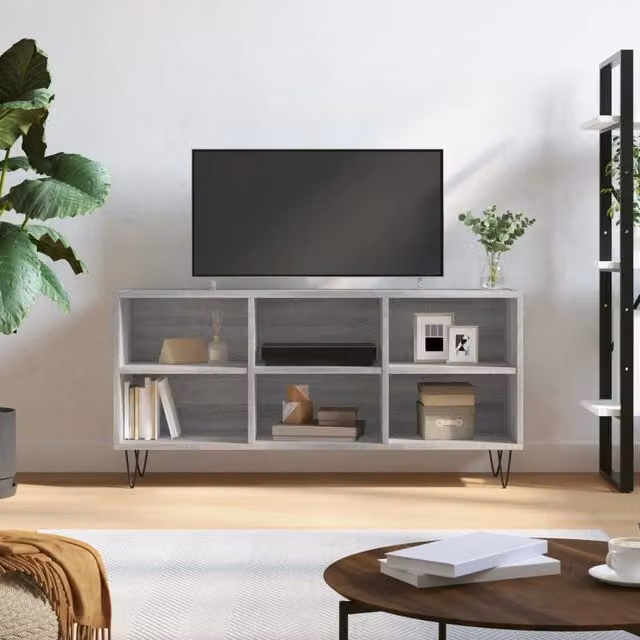 Berkfield Home Grey Sonoma TV Cabinet W/D/H: 103.5 x 30 x 50 cm – 1