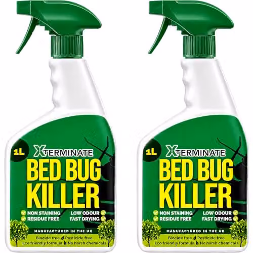 Xterminate Pesticide Free Bed Bug Killer Spray, 2 x 1 l – 1