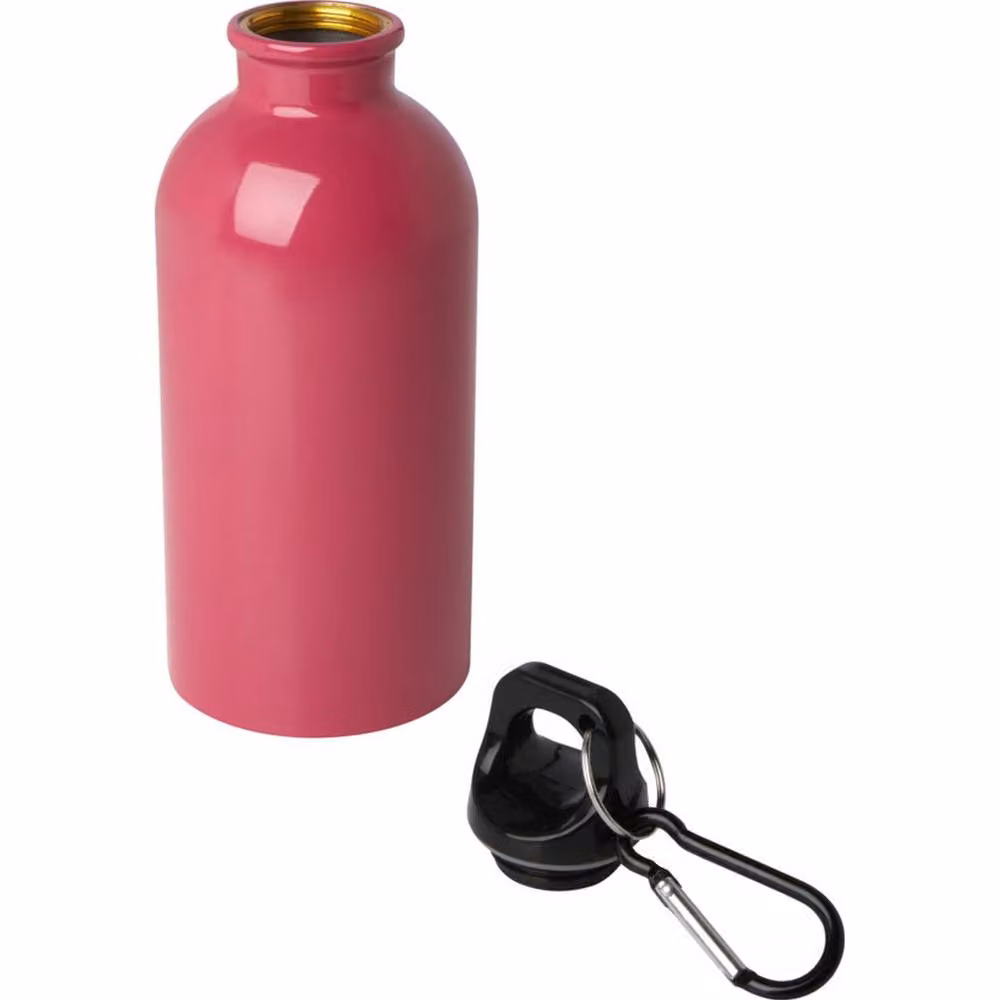Floso Stainless Steel Single Wall 400ml Water Bottle in Pink – 2