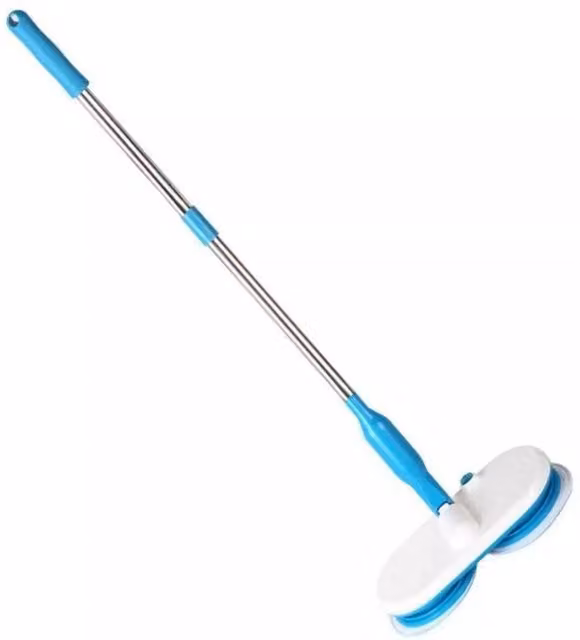 NESTLUNE Cordless Rechargeable Electric Floating Mop in White, W: 100 cm, D: 15 cm, H: 15 cm – 1