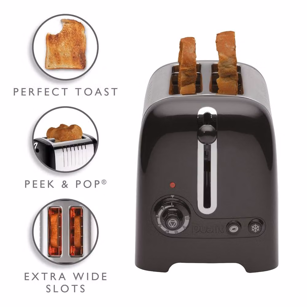 Dualit 2 Slot Lite Toaster in Black – 2