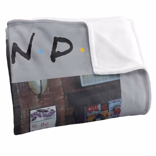 Warner Bros. Friends Characters Silky Touch Super Soft Fleece Throw Blanket, Multicolour, W: 152.4 cm x L: 152 cm – 2