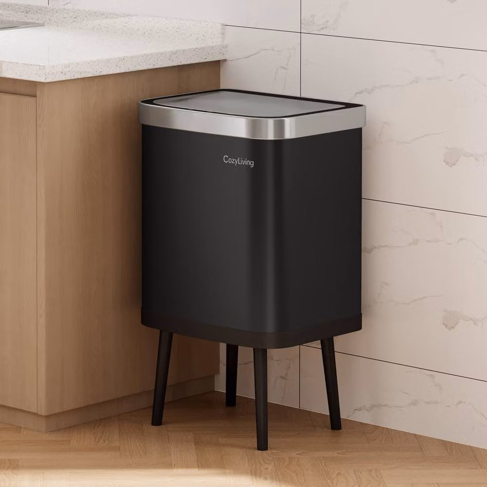 MCC Direct Smart Sensor Motion Activated Kitchen Waste Bin, Black, 35L – 6