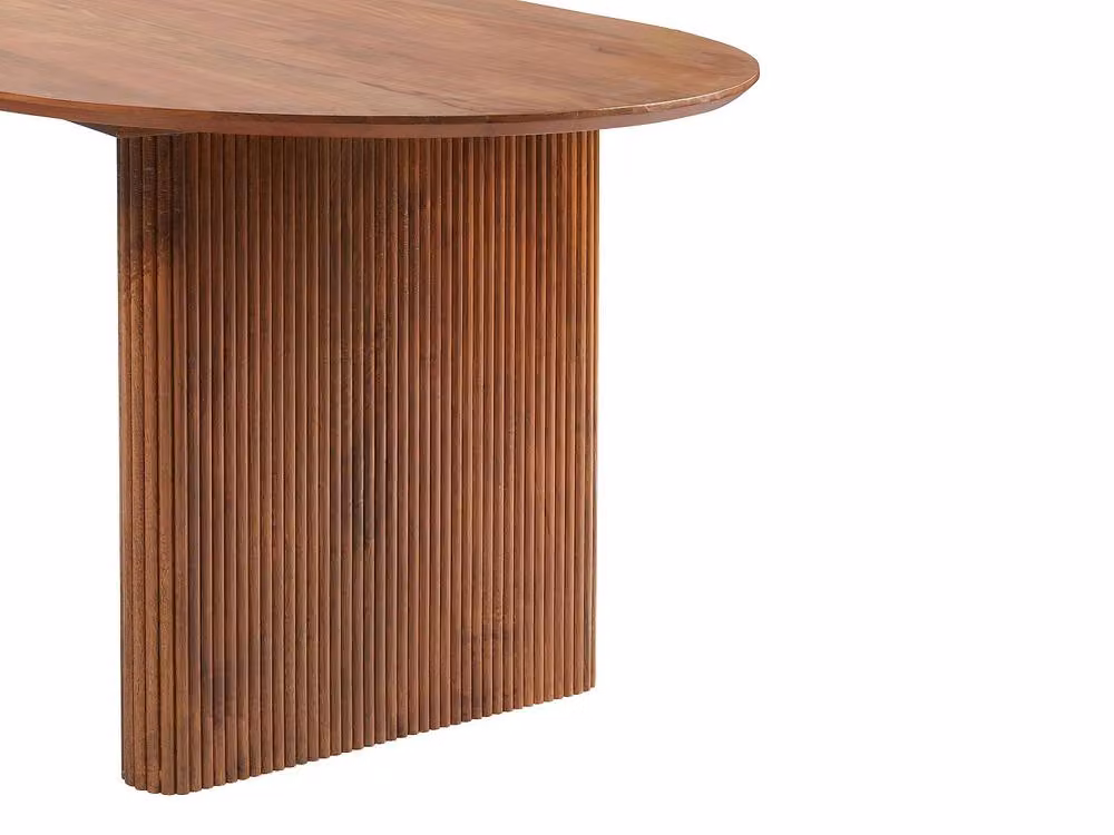 Vente-unique Balimela Mango Wood Dining Table in Walnut Brown with 8 Place Settings – 4